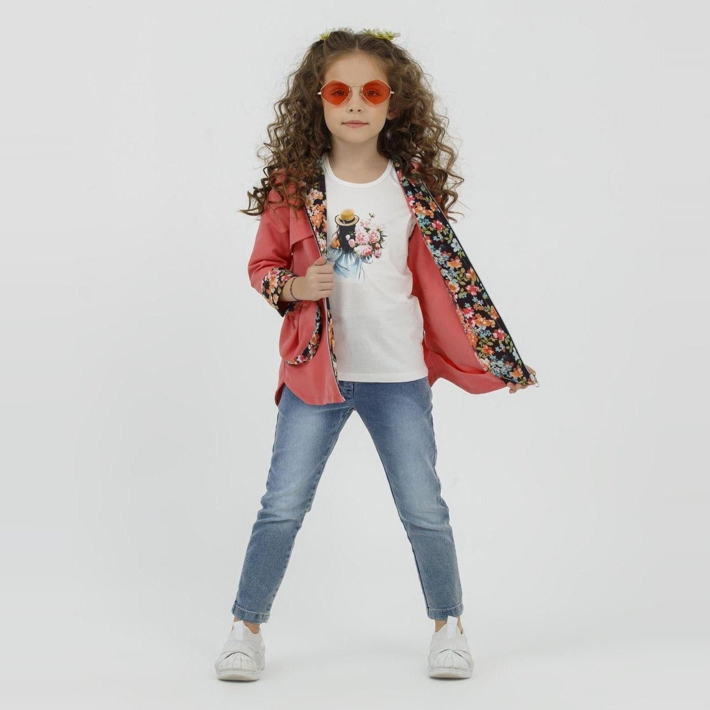 Spring Bloom Girls Casual Set