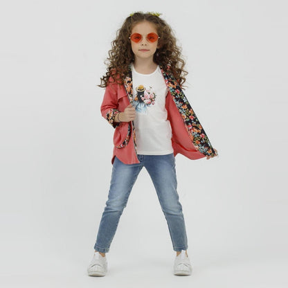 Spring Bloom Girls Casual Set