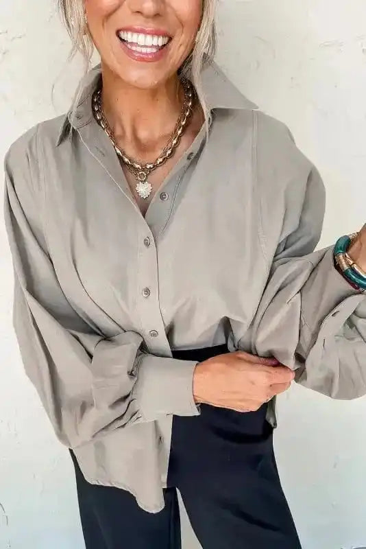 Loose Fit Shirt - Cotton & Linen