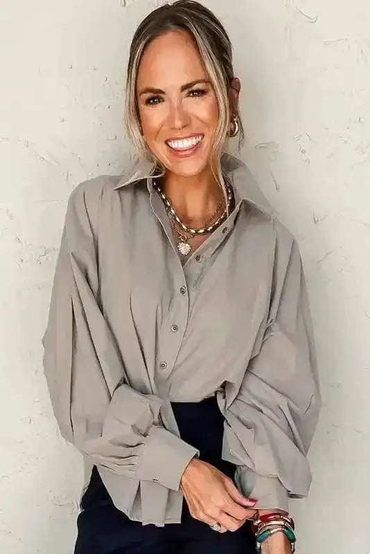 Loose Fit Shirt - Cotton & Linen