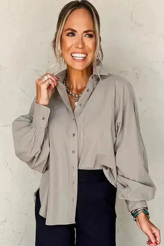 Loose Fit Shirt - Cotton & Linen