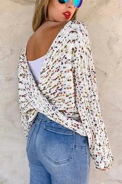 Vanilla Swirl Twist Sweater-1